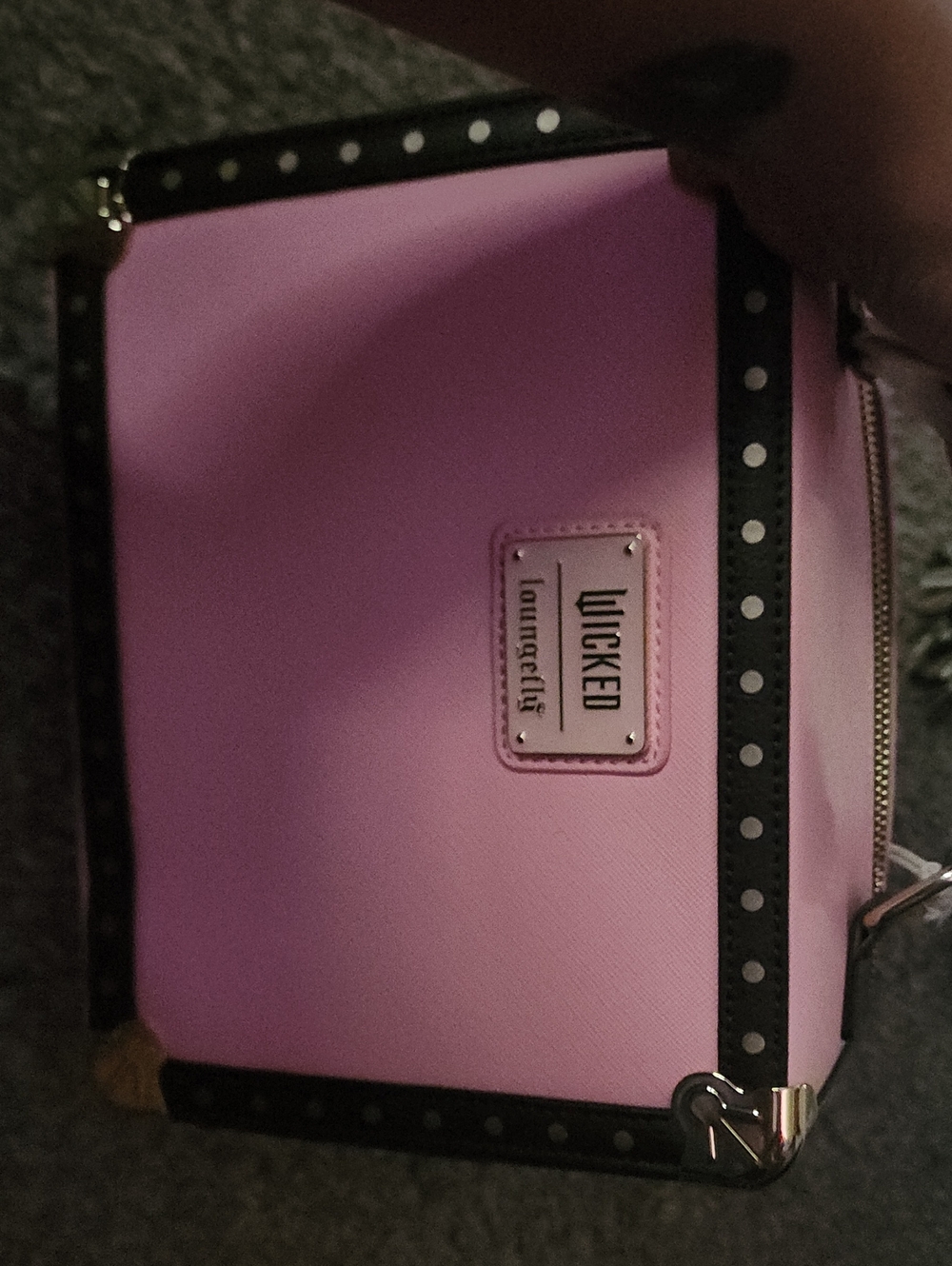 Loungefly Pink 'Wicked' Trunk Cosmetic Crossbody